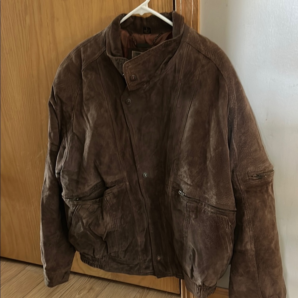 Levi's Men's Dark Brown Suede Jacket